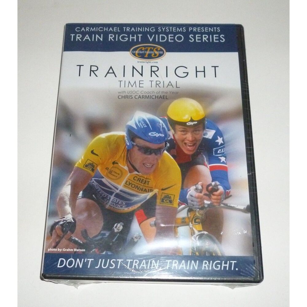 CTS TrainRight - Time Trial DVD Brand: Carmichael Training Systems DVD